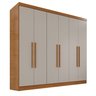 Guarda-roupa Casal 6 Portas 2 Gavetas França - 3