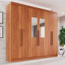 Ver imagem 2 de Guarda-roupa Casal com Espelho 6 Portas 2 Gavetas França