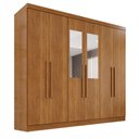 Ver imagem 3 de Guarda-Roupa Casal com Espelho 6 Portas 2 Gavetas França