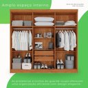 Ver imagem 3 de Guarda-roupa Casal com Espelho 6 Portas 2 Gavetas França