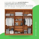 Ver imagem 7 de Guarda-roupa Casal com Espelho 6 Portas 2 Gavetas França
