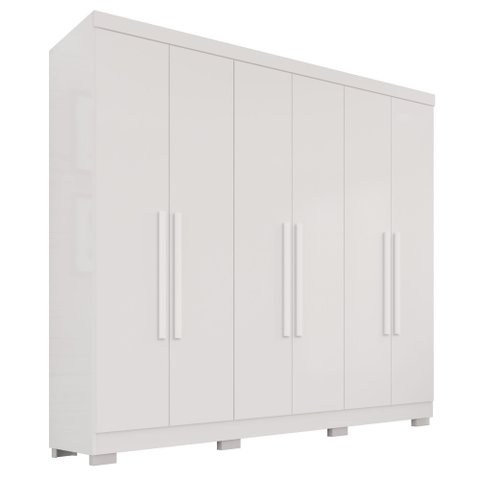 Guarda-Roupa Casal 6 Portas 2 Gavetas França