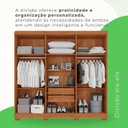 Ver imagem 7 de Guarda-roupa Casal 6 Portas 2 Gavetas França