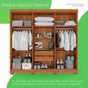 Ver imagem 5 de Guarda-roupa Casal 6 Portas 2 Gavetas França