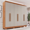 Ver imagem 2 de Guarda-roupa Casal 6 Portas 2 Gavetas França