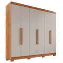 Ver imagem 3 de Guarda-roupa Casal 6 Portas 2 Gavetas França