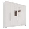 Guarda-Roupa Casal com Espelho 6 Portas 2 Gavetas França - 3