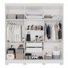 Guarda-Roupa Casal com Espelho 6 Portas 2 Gavetas França - 5