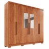 Guarda-roupa Casal com Espelho 6 Portas 2 Gavetas França - 4