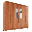 Ver imagem 4 de Guarda-roupa Casal com Espelho 6 Portas 2 Gavetas França