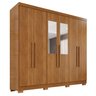 Guarda-roupa Casal com Espelho 6 Portas 2 Gavetas França - 3