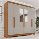 Ver imagem 2 de Guarda-Roupa Casal com Espelho 6 Portas 2 Gavetas França