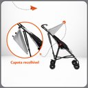 Ver imagem 4 de Carrinho de Bebê Guarda-chuva Wing Cinza Mescla - Voyage