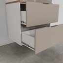 Ver mais imagens de Torre Quente 2 Nichos Forno e Microondas sem Rodapé Puxador 150cm Ipanema CabeCasa MadeiraOriginals