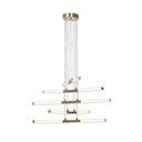 Ver imagem 1 de Luminária Pendente Constel Dourado e Branco Lustre Led 3000k