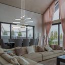 Ver imagem 5 de Luminária Pendente Constel Dourado e Branco Lustre Led 3000k
