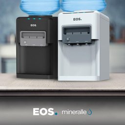 Bebedouro de Mesa para Garrafão Eos Mineralle Eletrônico Água Quente, Natural e Gelada Branco - 6