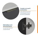 Ver imagem 7 de Balcão de Canto Reto com Tampo com Rodapé Puxador 150cm Ipanema CabeCasa MadeiraOriginals