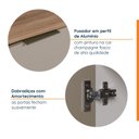 Ver imagem 7 de Balcão de Canto Reto com Tampo com Rodapé Puxador 150cm Ipanema CabeCasa MadeiraOriginals