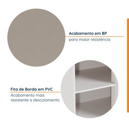 Balcão de Canto Reto sem Tampo sem Rodapé Puxador 150cm Ipanema CabeCasa MadeiraMadeira - 6