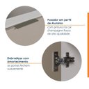 Ver imagem 7 de Balcão de Canto Reto sem Tampo sem Rodapé Puxador 150cm Ipanema CabeCasa MadeiraOriginals