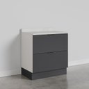 Ver mais imagens de Balcão 2 Gavetões com Tampo e Rodapé Ipanema CabeCasa MadeiraOriginals