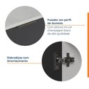 Ver imagem 5 de Balcão 2 Gavetões com Tampo e Rodapé Ipanema CabeCasa MadeiraOriginals