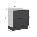 Ver imagem 3 de Balcão 2 Gavetões com Tampo e Rodapé Ipanema CabeCasa MadeiraOriginals