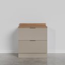 Ver imagem 5 de Balcão 2 Gavetões, Gaveta Auxiliar, Tampo, Rodapé e Puxador 150cm Ipanema CabeCasa MadeiraOriginals