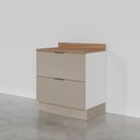 Ver imagem 6 de Balcão 2 Gavetões, Gaveta Auxiliar, Tampo, Rodapé e Puxador 150cm Ipanema CabeCasa MadeiraOriginals