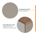 Ver imagem 3 de Balcão Planejado 2 Gavetões com Tampo e Rodapé Ipanema CabeCasa MadeiraOriginals