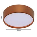 Ver imagem 2 de Plafon de Sobrepor Modelo Ravena Cobre - Tualux