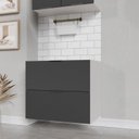 Ver imagem 2 de Balcão 2 Gavetões, Gaveta Auxiliar e Puxador 150cm Ipanema CabeCasa MadeiraOriginals