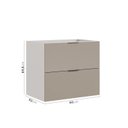 Ver imagem 3 de Balcão 2 Gavetões, Gaveta Auxiliar e Puxador 150cm Ipanema CabeCasa MadeiraOriginals