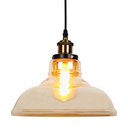 Ver imagem 5 de Kit Pendente de Vidro Âmbar Citrino + Lâmpada LED Bivolt Filamento Espiral Original