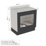 Balcão Forno de Embutir 80cm com Tampo e Rodapé Ipanema CabeCasa MadeiraOriginals - 3