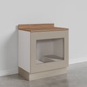 Ver imagem 3 de Balcão Forno de Embutir Planejado 80cm com Tampo e Rodapé Ipanema CabeCasa MadeiraOriginals