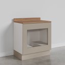 Ver imagem 4 de Balcão Forno de Embutir Planejado 80cm com Tampo e Rodapé Ipanema CabeCasa MadeiraOriginals