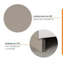 Ver imagem 6 de Balcão Forno de Embutir Planejado 80cm com Tampo e Rodapé Ipanema CabeCasa MadeiraOriginals