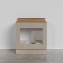 Ver imagem 5 de Balcão Forno de Embutir 80cm com Tampo e Rodapé Ipanema CabeCasa MadeiraOriginals