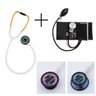 Kit Esfigmomanômetro Pamed + Estetoscópio Eternity Luxo BIC Cor:Branco Rainbow - 1