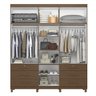 Guarda-roupa Casal com Espelho 11 Portas 6 Gavetas Triton Plus - 4