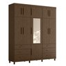 Guarda-roupa Casal com Espelho 11 Portas 6 Gavetas Triton Plus - 3