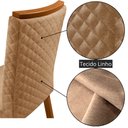Ver imagem 5 de Mesa de Jantar Milena 180cm Tampo MDF Canto Copo Laminado e 6 Cadeiras Lira