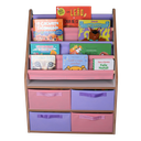 Ver imagem 3 de Prateleira Porta Livro Infantil 4 Caixas Estilo Biblioteca