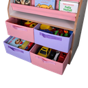 Ver imagem 6 de Prateleira Porta Livro Infantil 4 Caixas Estilo Biblioteca