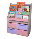 Ver imagem 1 de Prateleira Porta Livro Infantil 4 Caixas Estilo Biblioteca