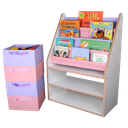 Ver imagem 5 de Prateleira Porta Livro Infantil 4 Caixas Estilo Biblioteca
