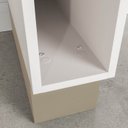 Ver mais imagens de Balcão Toalheiro Planejado 15cm com Tampo e Rodapé Ipanema CabeCasa MadeiraOriginals Bege/Branco