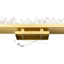 Ver imagem 3 de Arandela Led Folhada Ouro Italy C/ Selenita Cristal Marroquino Luz Quente 110v 1,5m St3275